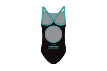 Load image into Gallery viewer, Womens Diamond Back One Piece Positive Black