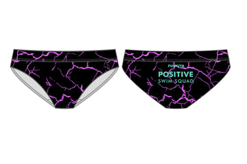Womens Sports Brief Cracked Pink Positive