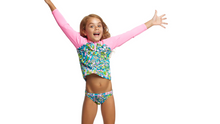 Load image into Gallery viewer, Toddler Girls Zippy Rash Vest Feather Fairy
