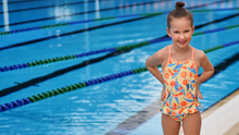 Load image into Gallery viewer, Toddler Girls Belted Frill One Piece Gummy Bear
