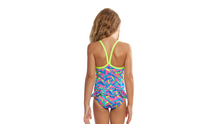 Load image into Gallery viewer, Toddler Girls Eco Belted Frill One Piece Slug Hugs
