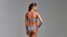 Load image into Gallery viewer, Girls Eco Criss Cross Two Piece Colour Curve
