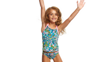 Load image into Gallery viewer, Toddler Girls Swim Steady Tankini &amp; Brief Feather Fairy
