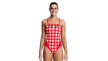 Womens Single Strap One Piece Peggy Sue