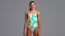 Load image into Gallery viewer, Girls Single Strap One Piece Summer Sails
