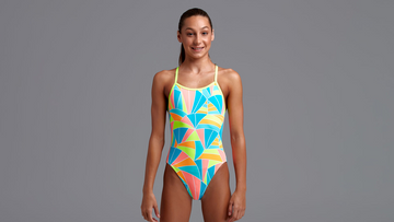 Girls Single Strap One Piece Summer Sails