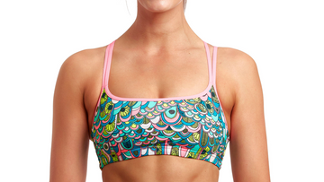 Womens Criss Cross Top Feather Fairy