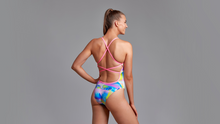 Load image into Gallery viewer, Womens Strapped In One Piece Counting Clouds
