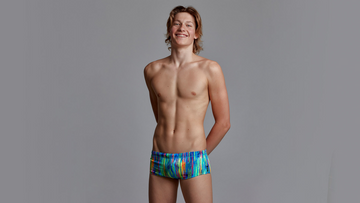 Boys Classic Trunks Dripping Paint