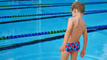 Load image into Gallery viewer, Toddler Boys Printed Trunks Furry Friends
