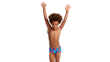 Toddler Boys Printed Trunks Furry Friends
