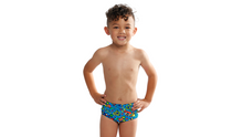 Load image into Gallery viewer, Toddler Boys Printed Trunks Beep Beep
