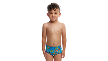 Toddler Boys Printed Trunks Beep Beep