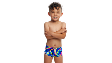 Toddler Boys Printed Trunks Board Bash
