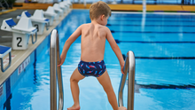 Load image into Gallery viewer, Toddler Boys Printed Trunks Croc Top
