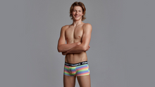 Load image into Gallery viewer, Boys Underwear Trunks Light Stripes
