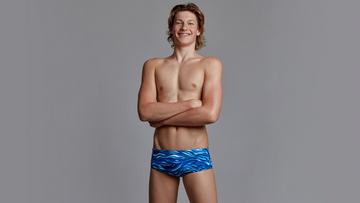 Boys Eco Sidewinder Trunks Wild Water