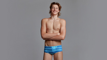 Load image into Gallery viewer, Boys Sidewinder Trunks Jet Propulsion
