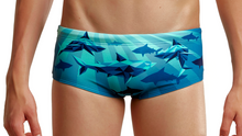 Load image into Gallery viewer, Boys Sidewinder Trunks Shark Bay
