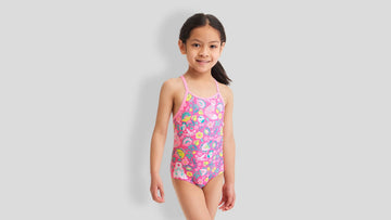 Toddler Girls Printed One Piece Nursery Rhyme