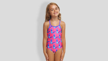 Toddler Girls Printed One Piece Pine Time