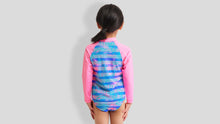 Load image into Gallery viewer, Toddler Girls Zippy Rash Vest Pastel Palm
