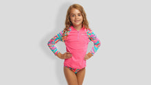Load image into Gallery viewer, Toddler Girls Zippy Rash Vest Snuggle Pie
