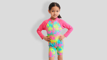 Toddler Girls Go Jump Suit Hawaiian Heaven
