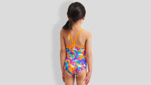Load image into Gallery viewer, Toddler Girls Printed One Piece Swim Swan
