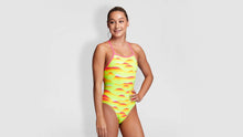Load image into Gallery viewer, Girls Strapped In One Piece Custard Tart
