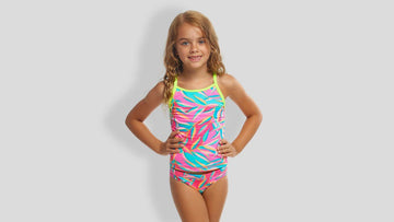 Toddler Girls Swim Steady Tankini & Brief Snuggle Pie