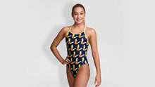 Load image into Gallery viewer, Girls Diamond Back One Piece Golden Circle
