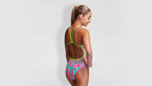 Load image into Gallery viewer, Girls Single Strap One Piece Snuggle Pie
