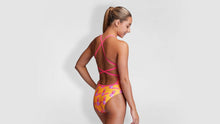 Load image into Gallery viewer, Girls Strapped In One Piece Pineapple Punch
