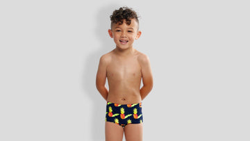 Toddler Boys Printed Trunks Golden Circle