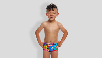 Toddler Boys Printed Trunks Rat Pack