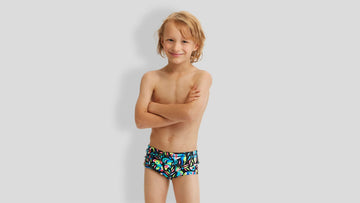 Toddler Boys Printed Trunks Night Life
