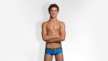 Boys Sidewinder Trunks Purry Palm