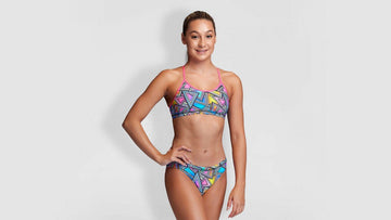Girls Racerback Two Piece Prism Break