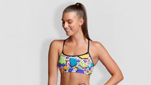 Load image into Gallery viewer, Womens Swim Crop Top Jumbled Up
