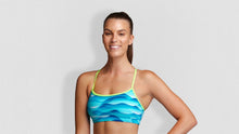 Load image into Gallery viewer, Womens Swim Crop Top Storm Shooter
