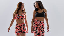 Load image into Gallery viewer, Womens Gym Short Rose Garden
