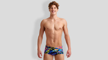 Mens Sidewinder Trunks Paint Smash