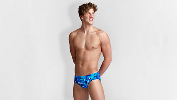 Mens Classic Briefs Bashed Blue