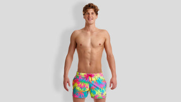 Mens Shorty Shorts Short Hawaiian Heaven
