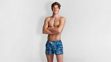 Mens Shorty Shorts Short Palm Pilot