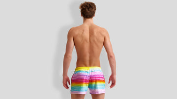 Mens Shorty Shorts Short Ocean Ink
