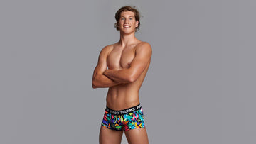Mens Underwear Trunks Paper Cut