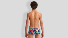 Load image into Gallery viewer, Boys Sidewinder Trunks Blocked Bars
