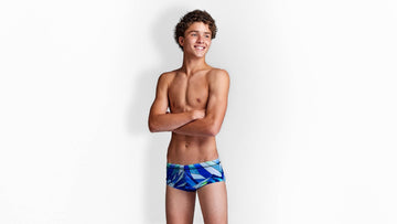 Boys Sidewinder Trunks Blue Ascent